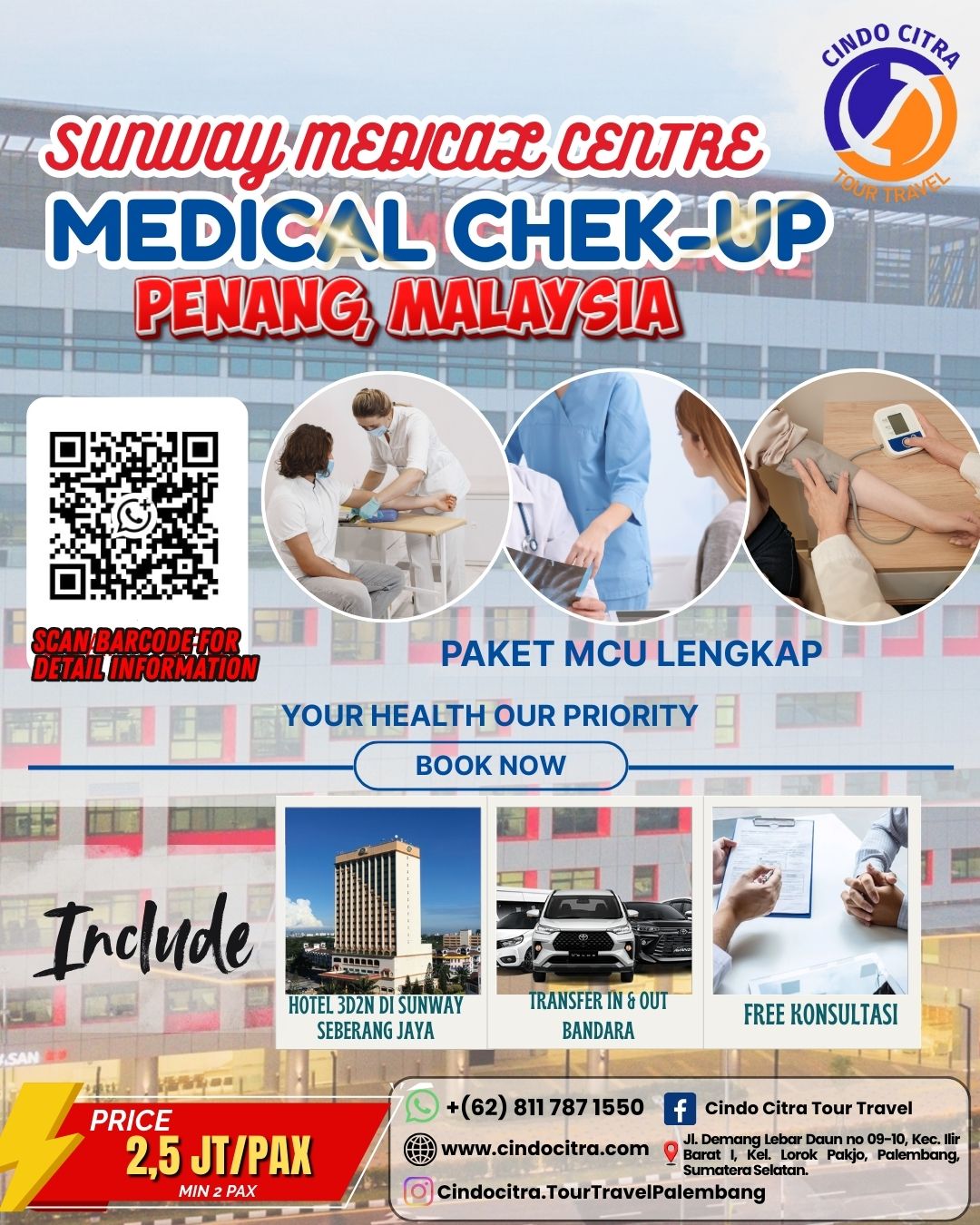 SUNWAY MEDICAL CENTRE MEDICAL CHEK-UP PENANG, MALAYSIA